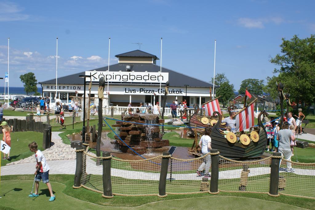 Koepingbaden Camping & Stugor Köpingsvik Eksteriør bilde